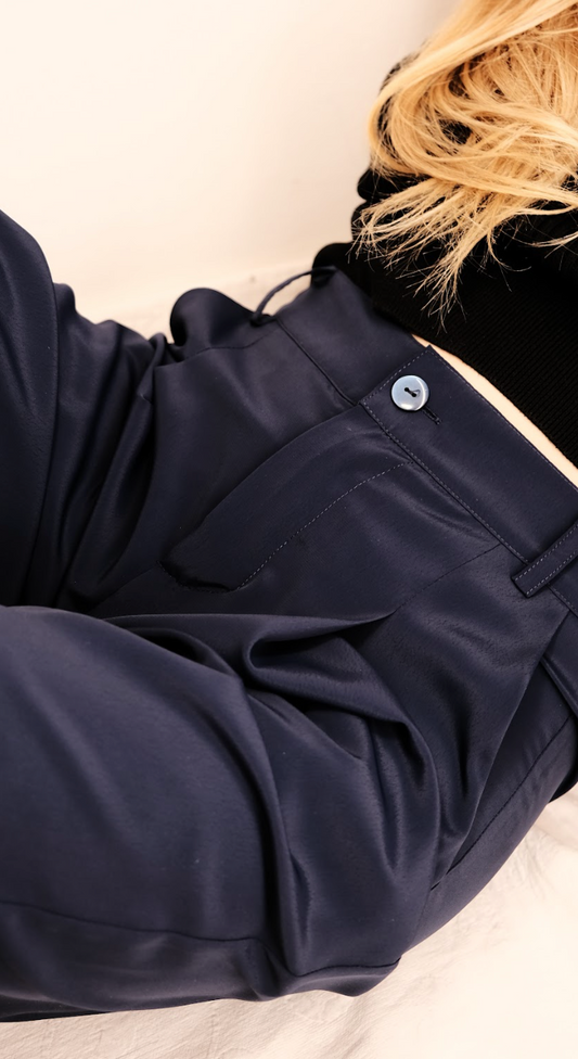 Pantaloni Jackie Blu